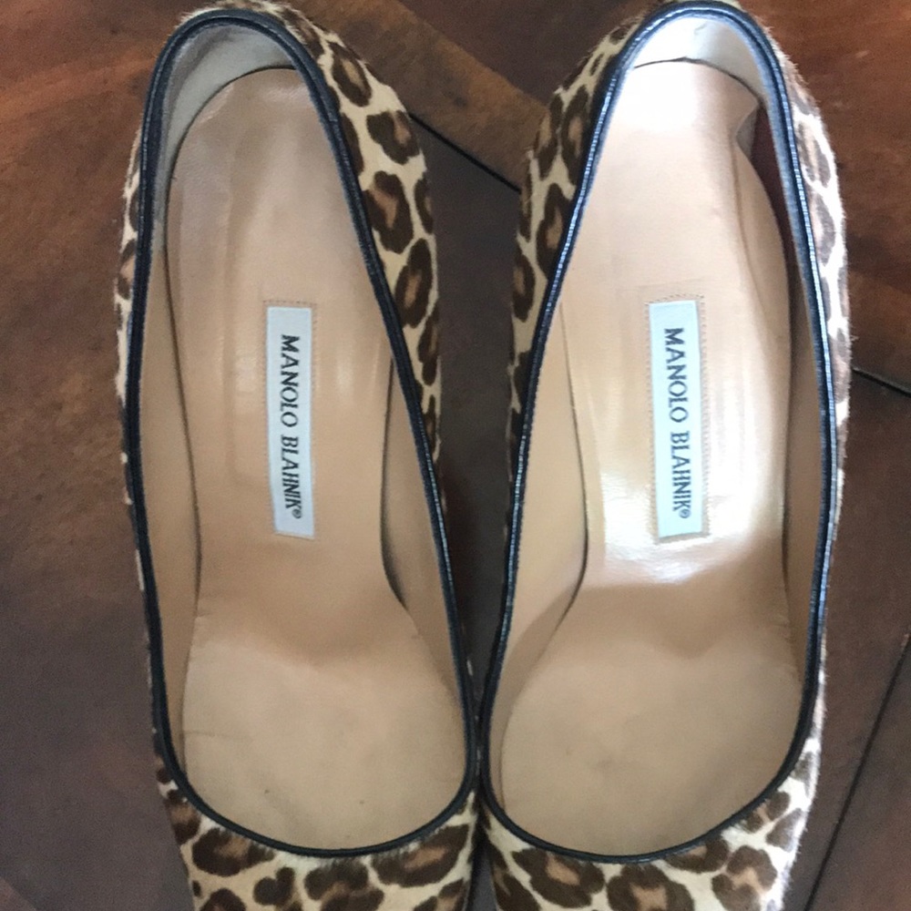 👑Leopard Print Manolos - Picture 3 of 4